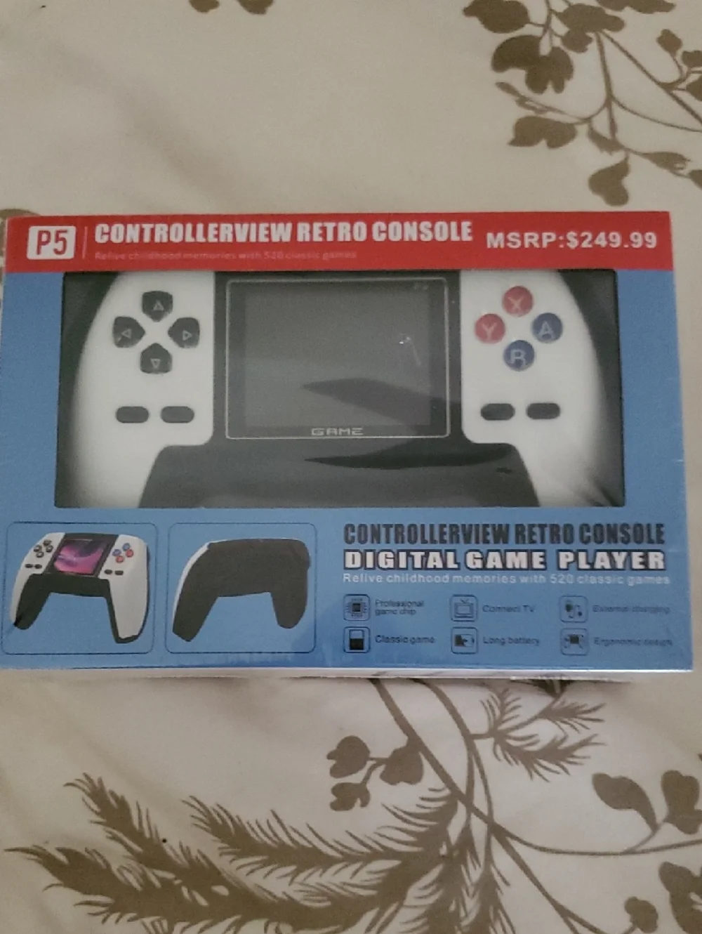 P5 Retro Handheld Game Console 500+ Games NWT